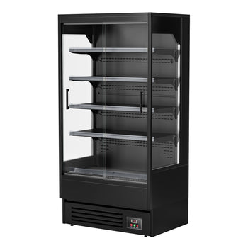 Szafa chłodnicza naścienna z drzwiami przesuwnymi - 1002 mm - 440 litrów - z oświetleniem LED i 4 półkami - Prime Gastro