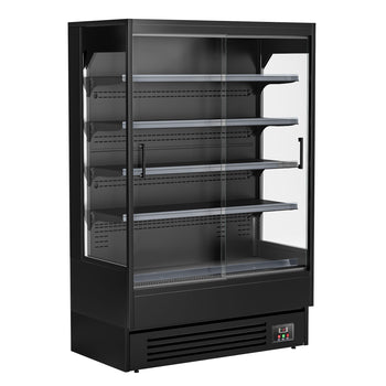 Naścienna szafa chłodnicza z drzwiami przesuwnymi - 1320 mm - 595 litrów - z oświetleniem LED i 4 półkami - Prime Gastro