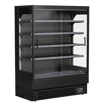 Naścienna szafa chłodnicza z drzwiami przesuwnymi - 1585 mm - 693 l - z oświetleniem LED i 4 półkami - Prime Gastro