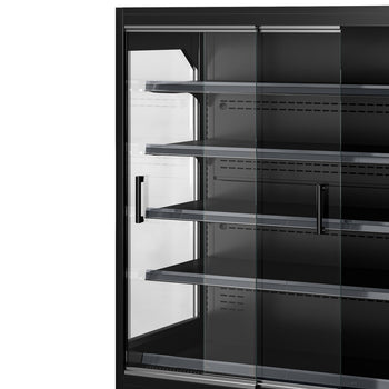 Naścienna szafa chłodnicza z drzwiami przesuwnymi - 1585 mm - 693 l - z oświetleniem LED i 4 półkami - Prime Gastro