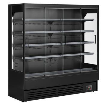 Szafa chłodnicza naścienna z drzwiami przesuwnymi - 1940 mm - 893 l - z oświetleniem LED i 4 półkami - Prime Gastro