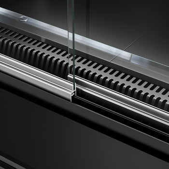 Naścienna szafa chłodnicza z drzwiami przesuwnymi - 1320 mm - 595 litrów - z oświetleniem LED i 4 półkami - Prime Gastro