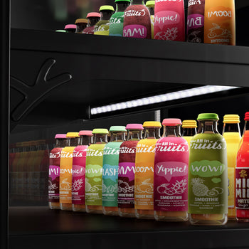 Szafa chłodnicza naścienna z drzwiami przesuwnymi - 1002 mm - 440 litrów - z oświetleniem LED i 4 półkami - Prime Gastro