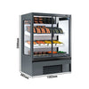 Commercial multideck display fridge - 1330mm - 569L - with 2 hinged glass doors & 2 shelves - Anthracite