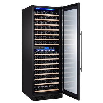 Chłodziarka do wina - 2 strefy klimatyczne - 450 litrów - maks. 160 butelek - Prime Gastro