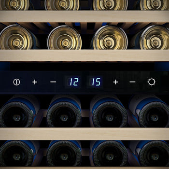 Chłodziarka do wina - 2 strefy klimatyczne - 200 litrów - maks. 73 butelki - Prime Gastro