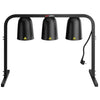 Infrared heated gantry – 750 W – with 3 heat lamps – with height adjustment – black, image 3 of 10