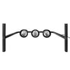 Infrared heated gantry – 750 W – with 3 heat lamps – with height adjustment – black, image 5 of 10