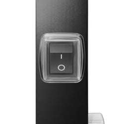 Wärmebrücke Infrarot mit 3 Wärmelampe - 750 Watt - höhenverstellbar - Schwarz