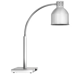 Lampa grzewcza na podczerwień – 250 W – elastyczna regulacja – srebrna