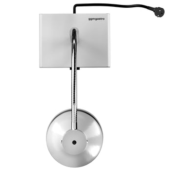 Lampa grzewcza – 250 W – elastyczna regulacja – srebrna - Prime Gastro