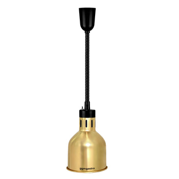 Lampa grzewcza - 275 W - Ø 175 mm - złota - Prime Gastro