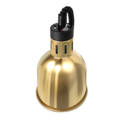 Lampa grzewcza na podczerwień – 275 W – Ø 175 mm – złota