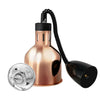 Lampa grzewcza na podczerwień – 275 W – Ø 175 mm – różowe złoto