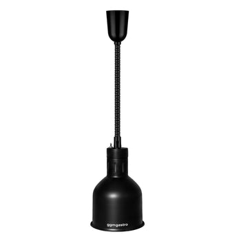 Lampa grzewcza - 275 W - Ø 175 mm - czarna - Prime Gastro