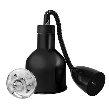 Lampa grzewcza - 275 W - Ø 175 mm - czarna - Prime Gastro