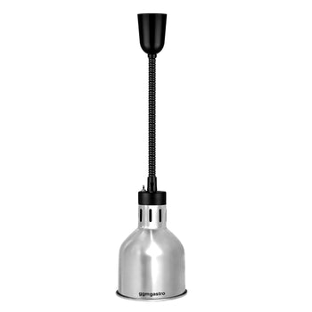 Lampa grzewcza - 275 W - Ø 175 mm - srebrna - Prime Gastro
