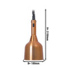Lampa do podgrzewania potraw wisząca - 250W - Ø 180mm - stożkowa - regulowana wysokość - miedziana