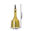 Lampa do podgrzewania potraw Retro do bufetu wisząca - 250W - Ø 180mm - stożkowa - regulowana wysokość - mosiądz