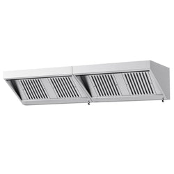 Okap ścienny – 2400 mm – z filtrem i lampą