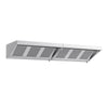 Okap przyścienny – 3200 mm – z filtrami i lampą