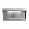Okap przyścienny – 1200 mm – 1050 m³/h – z silnikiem, regulatorem, filtrami i lampą