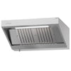 Okap przyścienny – 1200 mm – 1050 m³/h – z silnikiem, regulatorem, filtrami i lampą