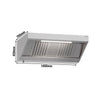 Commercial Wall-Mounted Extraction Canopy - 1400mm - with Baffle Filters & LED Lighting
