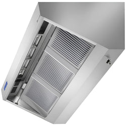 Okap przyścienny - 1,8 m - z silnikiem, regulatorem, filtrem i lampą