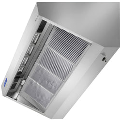 Okap przyścienny - 2000mm - z silnikiem, regulatorem, filtrem i lampą