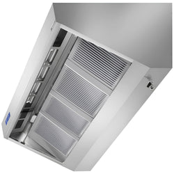Okap ścienny z silnikiem – 2800 mm – regulator, filtr i oświetlenie