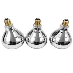 Wärmebrücke Infrarot mit 3 Wärmelampe - 750 Watt - höhenverstellbar - Silber