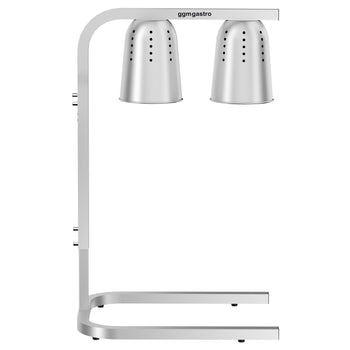 Lampa grzewcza - 500 W - srebrna - Prime Gastro