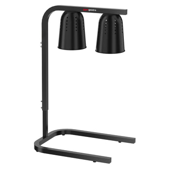 Lampa grzewcza - 500 W - czarna - Prime Gastro