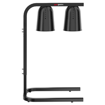 Lampa grzewcza - 500 W - czarna - Prime Gastro