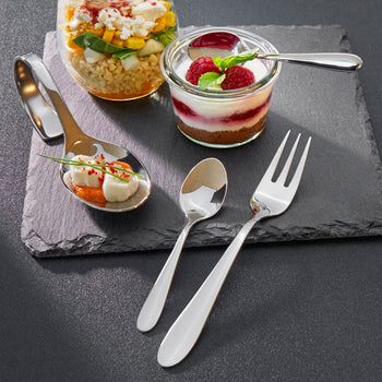 (12 sztuk) WMF | SARA - widelec do przystawek/deserów - 185 mm - polerowany - Prime Gastro