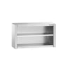 Szafka wisząca ze stali nierdzewnej PREMIUM - 1000x400mm - otwarta - 650mm wysokości