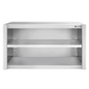 Szafka wisząca ze stali nierdzewnej PREMIUM - 1000x400mm - otwarta - 650mm wysokości