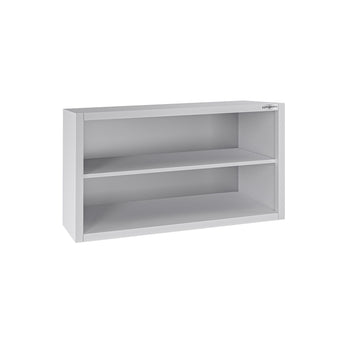 Szafka wisząca naścienna ze stali nierdzewnej ECO - 1000x400 mm - bez drzwi przesuwnych - 650 mm wysokości - Prime Gastro