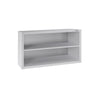 Szafka wisząca ze stali nierdzewnej ECO - 1000x400mm - otwarta - skręcana - 650mm wysokości