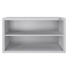 Szafka wisząca ze stali nierdzewnej ECO - 1000x400mm - otwarta - skręcana - 650mm wysokości