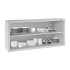 Commercial Stainless Steel Wall Cabinet / Kitchen Cupboard ECO - 1200x400x650mm - Open Front (no doors)