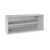 Commercial Stainless Steel Wall Cabinet / Kitchen Cupboard ECO - 1400x400x650mm - Open Front (no doors)