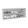 Commercial Stainless Steel Wall Cabinet / Kitchen Cupboard ECO - 1600x400x650mm - Open Front (no doors)