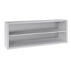 Commercial Stainless Steel Wall Cabinet / Kitchen Cupboard ECO - 1800x400x650mm - Open Front (no doors)