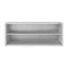 Commercial Stainless Steel Wall Cabinet / Kitchen Cupboard ECO - 1800x400x650mm - Open Front (no doors)