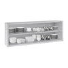 Commercial Stainless Steel Wall Cabinet / Kitchen Cupboard ECO - 2000x400x650mm - Open Front (no doors)