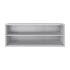 Commercial Stainless Steel Wall Cabinet / Kitchen Cupboard ECO - 2000x400x650mm - Open Front (no doors)