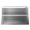 Commercial Stainless Steel Wall Cabinet / Kitchen Cupboard ECO - 800x400x650mm - Open Front (no doors)