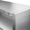 Commercial Stainless Steel Wall Cabinet / Kitchen Cupboard ECO - 2000x400x650mm - Open Front (no doors)